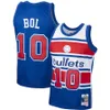 23 Michael Jor Dan Bullets Basketball Jersey Washingtons Chris Webber Manute Ben Ben Wallace Wes UNSELD ROD STRICKLAND RITCITO DELLA BLUS BLUS S-XXL