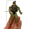 Figurines d'action 6 pièces hommes de l'armée et équipe SWAT soldats des Forces spéciales WWII jeu de guerre figurines d'action ensemble de jeu armes militaires modèle pour enfant garçon cadeau 230729