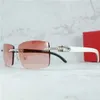 % 56 indirim güneş gözlüğü 2023 Buzlu Erkekler Kadın Aksesuarları Rimless Rhinestones Carter Shades Vintage Trending Ürün Koruma Hediye Dewewearkajia Yeni