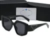 P 14ZS Designer Solglasögon MAN GLASS Kvinnor Fashion Less Rectangle Coating Buffalo Horn Sunglass UV400 Bevis glasögon