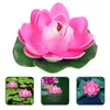 Decorative Flowers 5 Pcs Bubble Flower Plantations Small Lotus Simulated Lotus-flowers False Leaf Artificial Foam Floating