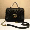 Роскошный дизайнер новый стиль Marmont Sacks Women Women Gold Chain Cross Body Bade Cute Leather Mudgs Swork женская сумка для мессенджера сумки