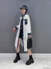 Trench da donna 2023 Primavera Estate Moda coreana Tendenza Giacche Pizzo abbinato Denim Cappotto donna giacca a vento di grandi dimensioni