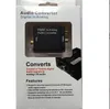 Digital Adaptador Optic Coaxial RCA Toslink Signal to Analog Audio Converter Adapter USB充電ケーブルOD2.2ファイバーオーディオライン用の小売パッケージボックス付き