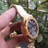 Mode Topkwaliteit Keramische Bezel Mans Horloge Zilver Goud Roestvrij Staal Quartz Horloge Zwart Witte Wijzerplaat Decoratie Mannelijke Watches209f