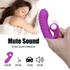 Massager Sex toy massager Adult Finger Sleeve Vibrator for Women G Spot Clitoris Stimulation Toy Tongue Licking Massager Couple Flirting Ma