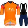 Cycling Jersey Sets Ineos Grenadier Team Set Mens Red Orange Clothing Bike Shirts Suit Bicycle Bib Shorts MTB Wear Maillot Ropa 230728