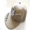 Titan Erkek Beyzbol Kapağı Wings of Liberty Mark'a Anime Saldırısı Summer Snapback Hat Outdoor Q0911267K