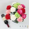 Kwiaty dekoracyjne 6 szt. Piękny pojedynczy łodyg sztuczny piwonek jedwabny kwiat domowy dekoracja ślubna prezent F540