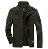 Männer Jacken Plus Größe 5XL 6XL Militärjacke Männer Herbst Baumwolle Pilot Mantel Armee Bomber Fracht Flug Winter Männlich