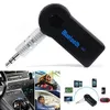 2017 Hand Car Bluetooth Music Receiver Universal 3 5mm Streaming A2DP Wireless Auto AUX Adaptador de áudio com microfone para telefone MP3236b