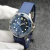 Top 42 mm Automatyczne mechaniczne mechaniczne zegarki męskie na zewnątrz oglądaj czarną tarczę z bransoletką ze stali nierdzewnej Rotatable Bezel Transparent281o