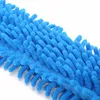 1 pcs Flexible Extra Long Brush Soft Microfiber Noodle Chenille Blue Car Wheel Wash Microfiber cleaner Accessories286I