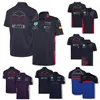 F1 T-shirt Formel 1 Driver T-shirts Kort ärmstag Polo-skjortor Racing Shirt Skjorta Mäntröjor Toppar snabb torrt torrt plus size Motoc272a