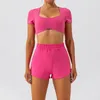 Conjuntos ativos conjunto esportivo feminino yoga 2 peças roupas de ginástica para academia corrida moda secagem rápida agasalho para exercícios