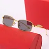 56% OFF Vente en gros de lunettes de soleil Fashion Card Home Full Frame Men Metal Leopard Head Box Lunettes de soleil pour femmes Guépard Lunettes optiques