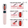 フェイスケアデバイスEMS ELECTRICEY EYE EYEY MASSAGER RED LIGHT PON THERAPY PRISS COMPRESS VIBRATION MASSAGE Anti Dark Circle Wrinkles Beauty Device 230728