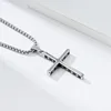 Collane con ciondolo Christian Jesus Cross Collana per donna Uomo Catene Girocollo Casual Minimalista Collare Regalo per gioielli da festa