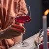 Verres à vin 500-650ml Creative Carré Bourgogne Rouge De Luxe Cocktails Verres À Pied Verre Cuisine Famille Gobelet À Boire