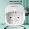 Foot Care Electric Bath Tub Spa Massage Basin for Soaking Foldable Portable Constant Temperature 230729