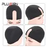 Toucas de peruca Plussign 10 Pçs Atacado Mesh Spandex Dome Touca de Peruca Rede de Cabelo Elástica Sem Glueless Touca de Peruca Para Fazer Perucas Preto U Parte Caps 230729