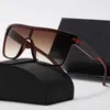 P 0110 Designerskie okulary przeciwsłoneczne Mężczyzna okulary Kobiety moda bezramowa prostokąta powłoka Buffalo Horn Sunglass Uv400 Dowód okulary