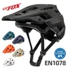 サイクリングヘルメットバットフォックスヘルメットサイクリングメンズ自転車ヘルメットMTB CASCO BICICLETA MOUNTAIN BIKE CICLISMO HOMBRE MATTE BLACK HELMETS 230728