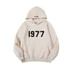 Tasarımcı Hoodies Erkekler için Kadınlar Ezici Hoody Sweatshirt Mektup Baskılı Uzun Kollu Jumper Crewneck Gevşek Kapşonlu Kazak Beyaz Siyah Pamuk