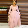 Vêtements ethniques Dubai Robes en mousseline de soie africaine pour les femmes Robe de soirée à manches longues Kaftan musulman Abaya Plus Size Robe de soirée Boubou