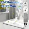 Fregonas Spray Floor Mop con almohadillas de microfibra de repuesto Lavado plano Hogar Cocina Laminado Madera Cerámica Azulejos Herramientas de limpieza 230728