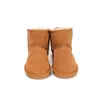 Stivali caldi Designer Bambini Ragazze Inverno Bambino Ragazzi Bambini Donne Scarpe calde peluche per bambini Australia Scarpone da neve in pelle scamosciata