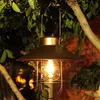 Retro Solar Lantern Garden Yard Patio Decor Outdoor Wall Hanging Light Vintage Lamp With Warm White Bulb H09172386