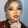 Szaliki duża włoska kobieta 2023 Kobiety jedwabny szalik moda lampart bandana hidżab malarstwo decerchief lady głowa faulard
