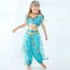 Roupas de palco para meninas fantasias de dança do ventre vestido de festa de cosplay de Halloween sari traje infantil dança do ventre