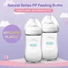 Baby Bottles# Drisla BYP07 Nipple Bottle 150ml330ml BPA Free born PP Feeding dropresistant bottles 230728