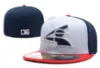 2024 NOUVEAU Designer Lettre de mode Classique Ajusté Couleur Plat Peak Pleine Taille Casquettes Fermées Baseball Sports Chapeaux Ajustés En Taille 7- Taille 8 Snapback L9