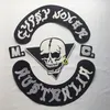 Modischer GYPSY JOKER AUSTRALIA MC Club Biker Weste bestickter Aufnäher zum Aufbügeln auf der gesamten Rückseite der Jacke, Motorrad-Aufnäher 267I