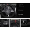 Black Suede Car Steering Wheel Cover for Volkswagen Golf 6 GTI MK6 VW Polo GTI Scirocco R Passat CC R-Line 20102954