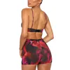 Survêtements femme été 2 pièces tenues couleur unie/imprimé Camisoles sans manches fronde débardeurs taille haute ensemble short et haut