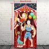 Banner-Flaggen, 1 Stück, Partyzubehör, Karneval, Zirkus, Party-Dekoration, Karneval, Tür, Banner, Hintergrund, Requisiten 230729