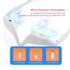 Apparaten voor gezichtsverzorging 3D Smart Vibration EMS Micro Current Pulse Verwarming Therapie Oogmassage Vermoeidheid Verlichten Rimpel Vermindering Bloedsomloop 230728