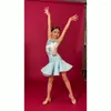 Stage Wear Lolita Spring And Summer Split Latin Dance Professional Training Dress Abbigliamento per bambini per ragazze