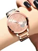 Relógios de pulso Relógios elegantes femininos Conjunto de pulseiras Relógios de pulso liga leve pulseira feminina Quartzo