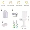 1set Multifonctionnel Smart Sensor Atomiseur Nano Pulvérisateur Désinfectant Sans Fil Électrique Fogger Machine Désinfection Pour Voiture École Maison Hôtel Humidificateur