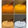 Wandlamp Aanraakschakelaar Oranje Glas Lampen Kleur Donut Eenvoudig Romantisch Interieur Slaapkamer Nachtkastje Studie Woonkamer Verlichting