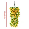 Decorative Flowers 1PC Home Garden Decor Garland Decoration Fake Flower Wall Hanging Daisy Artificial Vine Chrysanthemum Simulation