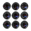 2/52mm 7 colori LED doppio display Boost acqua temperatura olio pressione olio voltmetro rapporto carburante aria EGT contagiri calibro auto Car242m