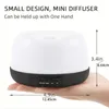 Diffusore di olio essenziale da 1pc 300ml con cavo USB-C e telecomando, luce a 7 LED che cambia colore, mini umidificatore d'aria per aromaterapia a nebbia fredda ad ultrasuoni per la casa