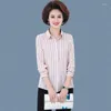 Women's Blouses Women Shirts Bright Line Decoration Long Sleeve Ladies Tops Blouse Woman Basic 2023 Fashion Clothing T177