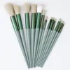 Makeup Brushes 13 Green Brush Set Portable Soft Hair Blush Eyeshadow Full Of Beauty Tools Made In China